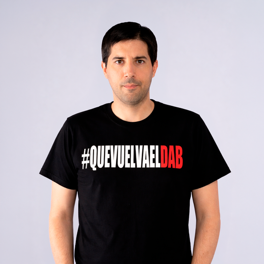 Camiseta #QUEVUELVAELDAB
